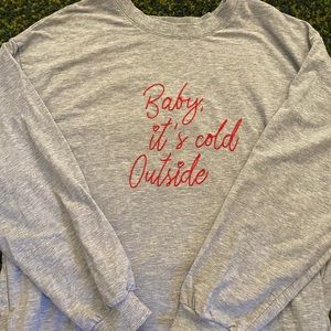 Gap Christmas Sweatshirt Dress